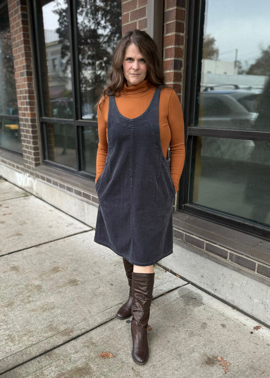 Lux Cord Dress Jumper